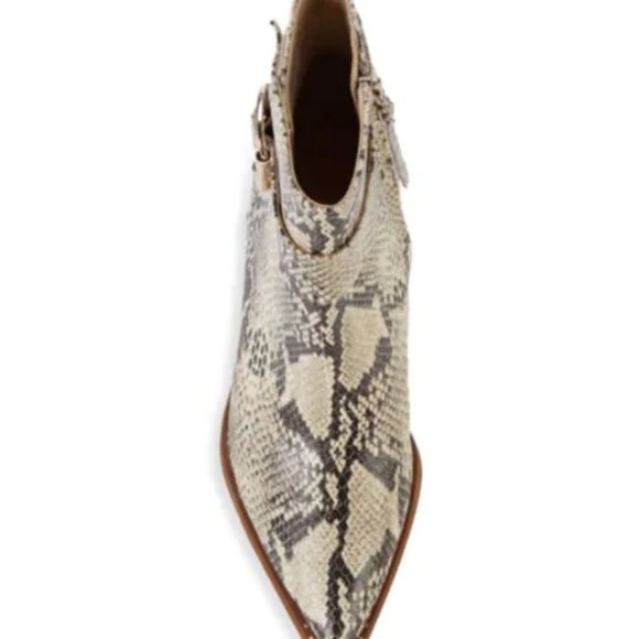 Sam Edelman Leonia Snakeskin Leather Boo… - Picture 7 of 9